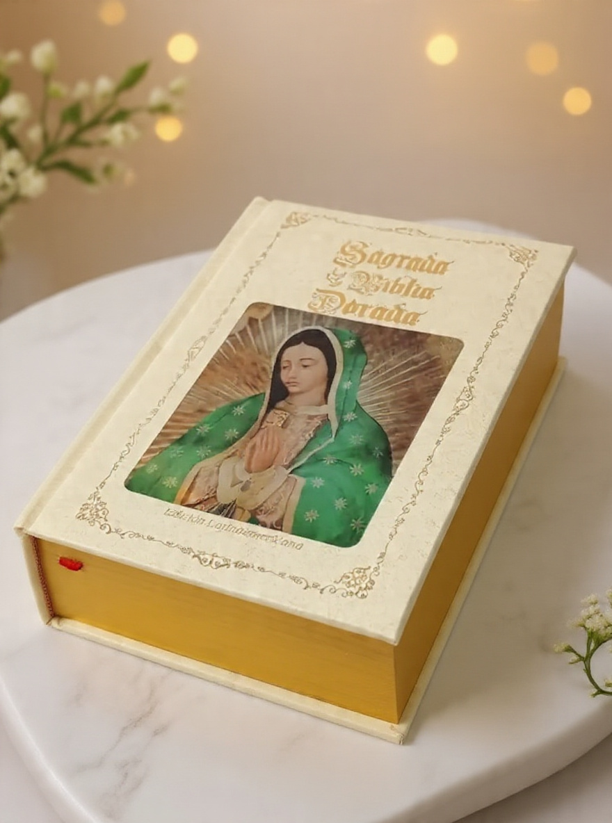 Sagrada Biblia Mediana Lupita Rectangular medio cuerpo Original