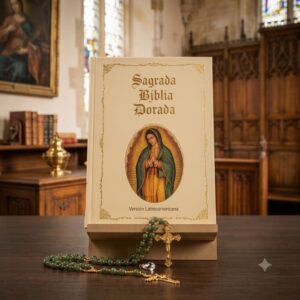 Sagrada Biblia Mediana Lupita Rectangular medio cuerpo 3D