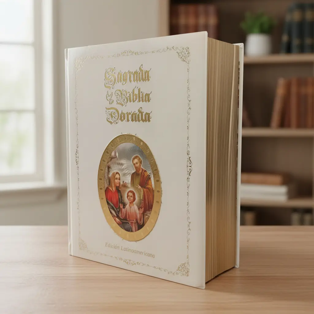 Sagrada Biblia Mediana Sagrada Familia Dorada