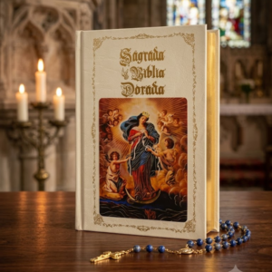 Sagrada Biblia Mediana Virgen Desatanudos Rectangular cuerpo completo