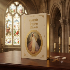 Sagrada Biblia Mediana Divina Misericordia Borde Dorado